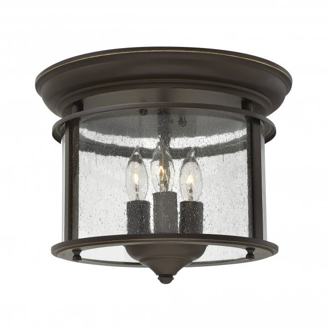 Hinkley Gentry 9 1/2" Wide Olde Bronze Ceiling Light