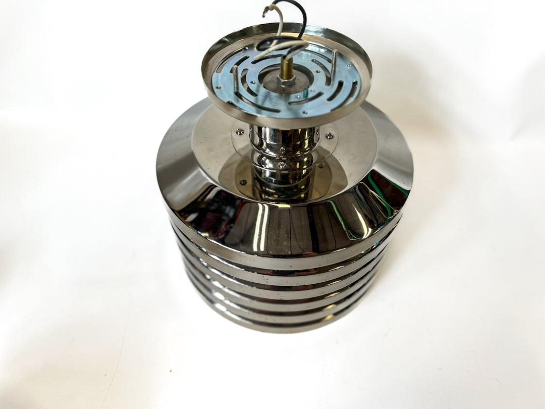 Macadam 9-1/2" Semi-Flush Mount - Rejuvenation - Chrome