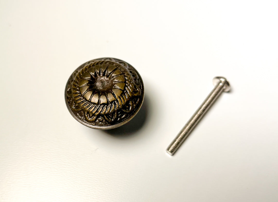 Solon Cast-Iron Cabinet Knob - 1 5/16" Diameter