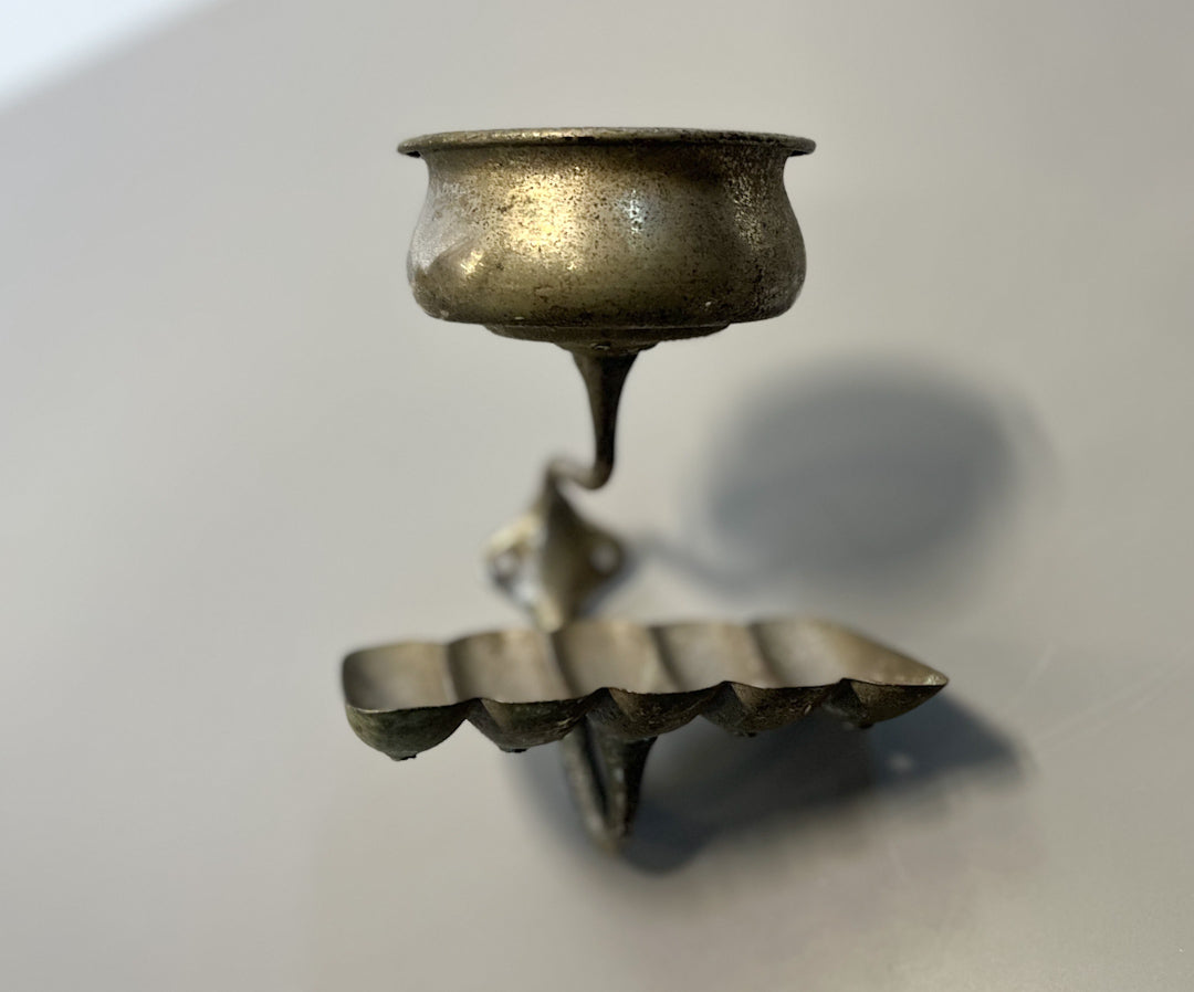 Antique Wall Mount Cup+Soap Holder