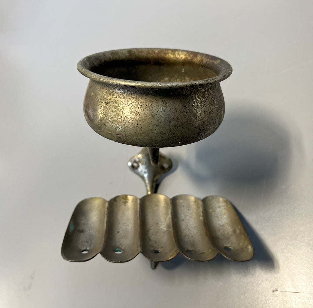 Antique Wall Mount Cup+Soap Holder
