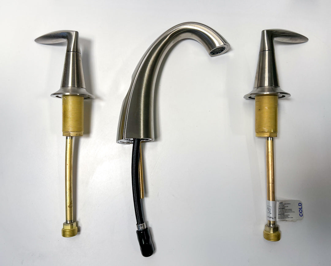 Kohler K-45800-4-BN Bathroom Sink Faucet and Drain Brushed Nickel NEW