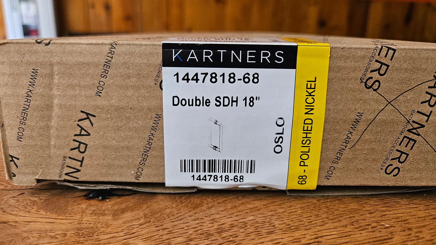 Kartners Oslo Shower Door Handles - 18”