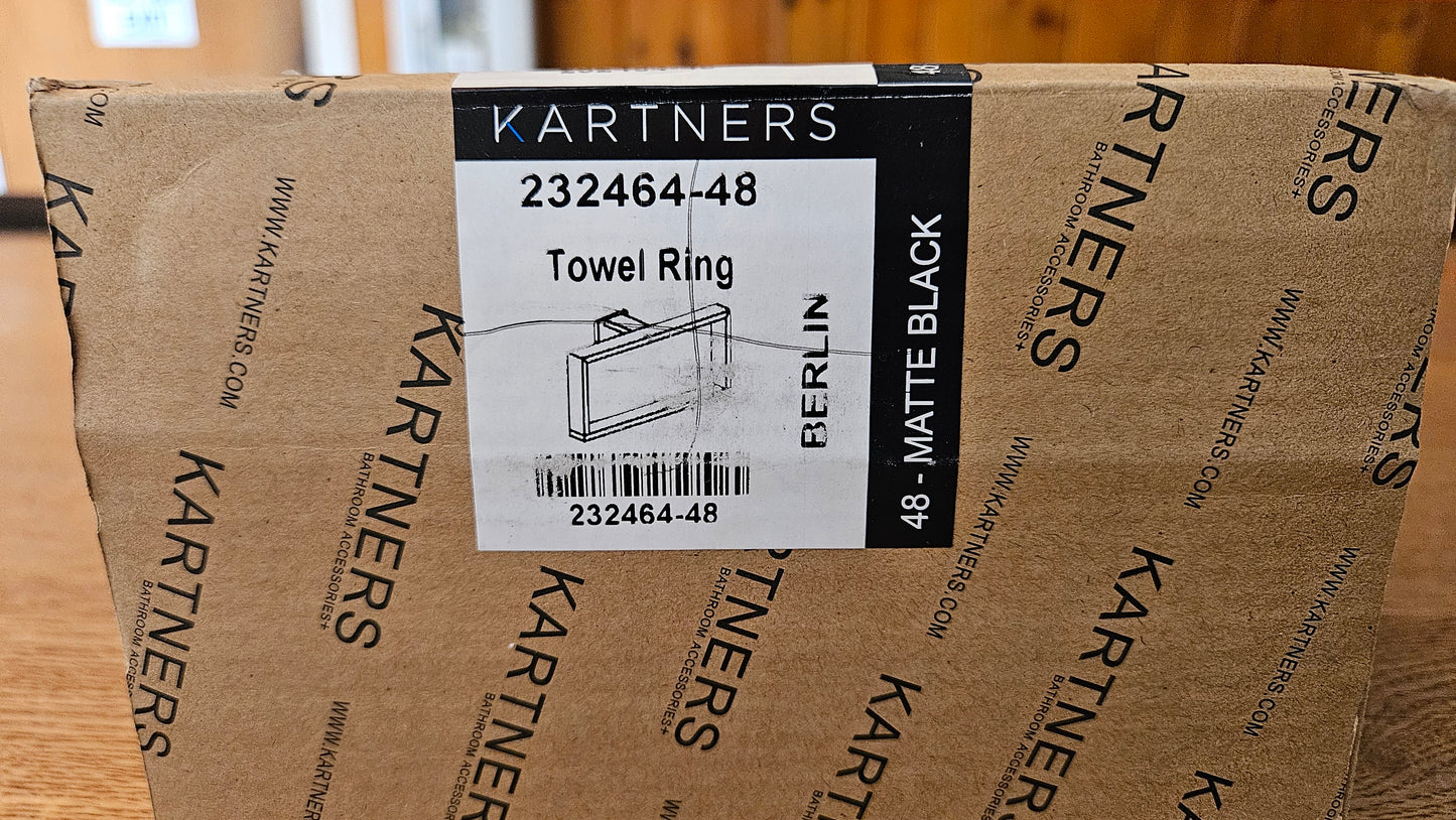 Kartners Berlin Rectangular Towel Ring