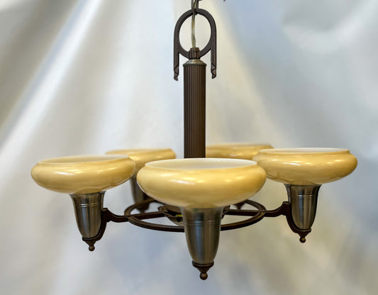 1930’s Style Rejuvenation 5 Arm Light