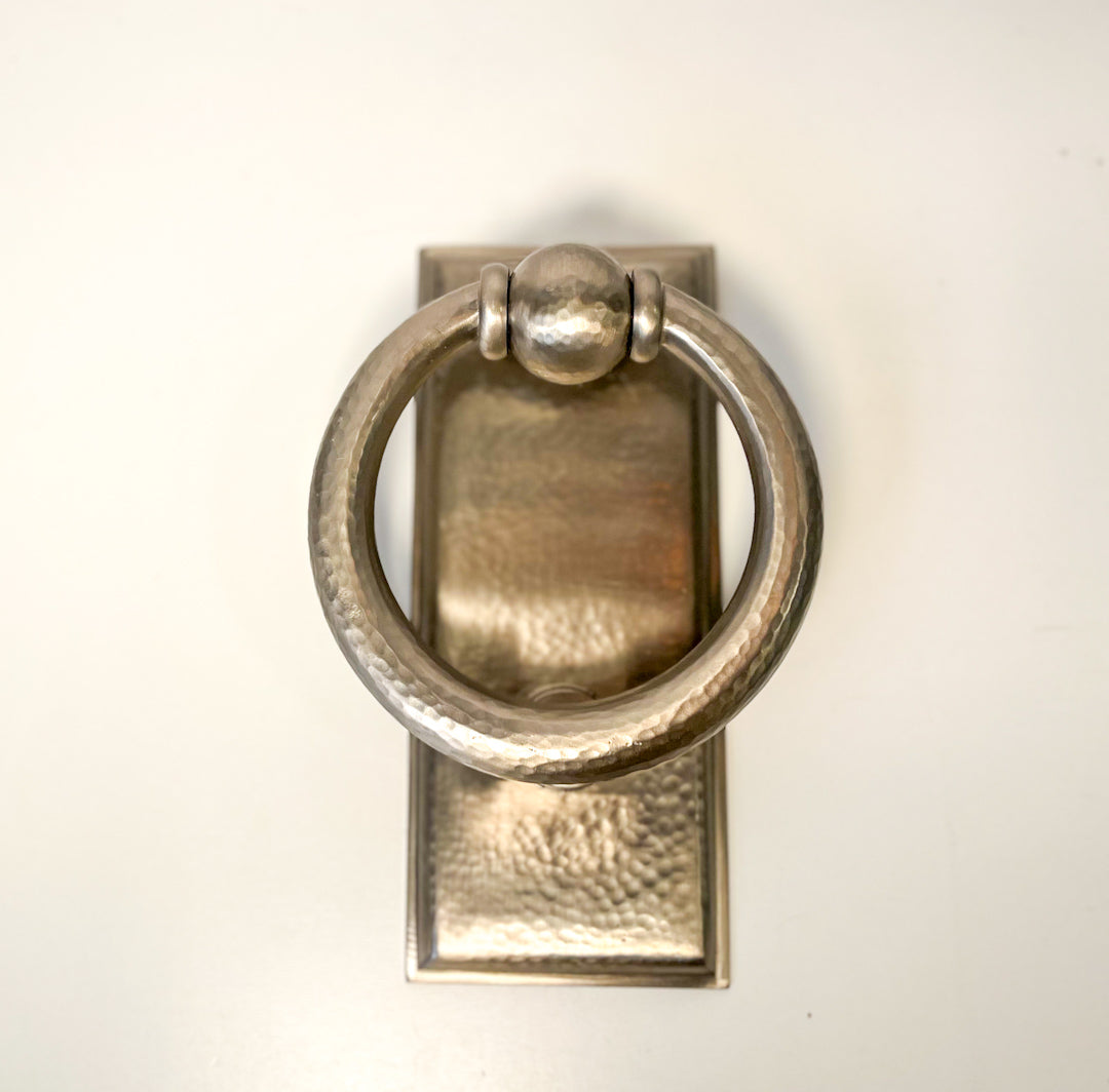 Ella Hammered Brass Door Knocker - Pottery Barn