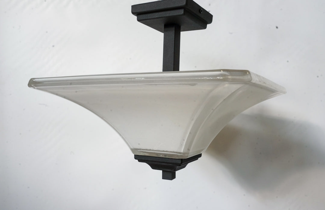 Sachiko Glass Semi Flush Mount