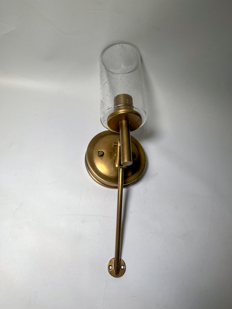 Hinkley 5"W Collier 1-Light Wall Sconce Heritage Brass