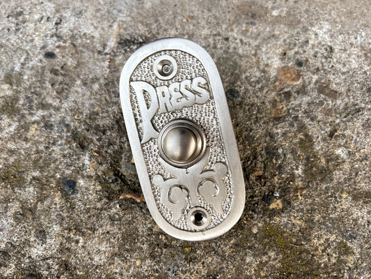 Eastlake "Press" Solid-Brass Doorbell Button