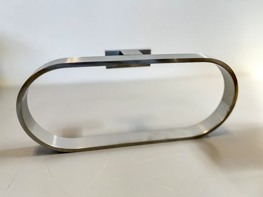 Kartners 255464 Cologne Towel Ring - Brushed Nickel