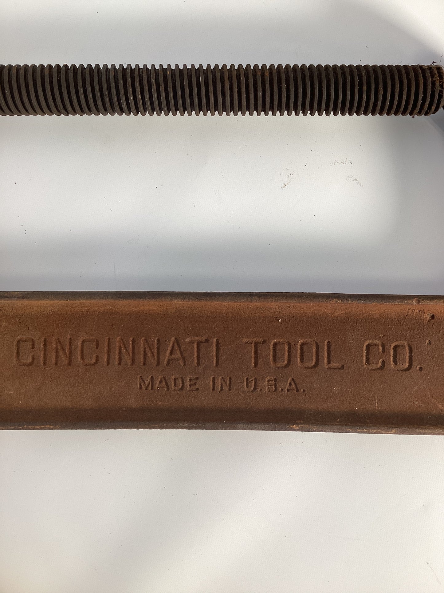 Cincinnati Tool Co. 540-10 10" C-clamp Adjustable heavy duty Vintage (PAIR)