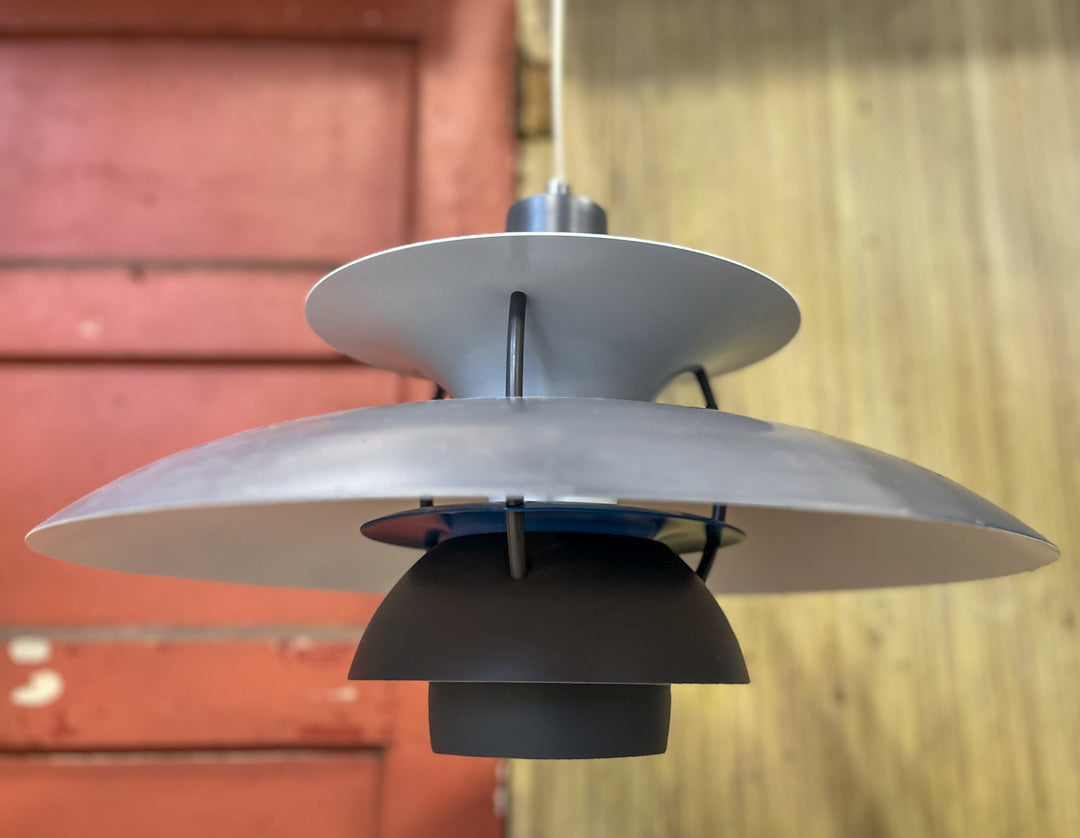 MCM Danish Style Multi-Layer Metal Chandelier