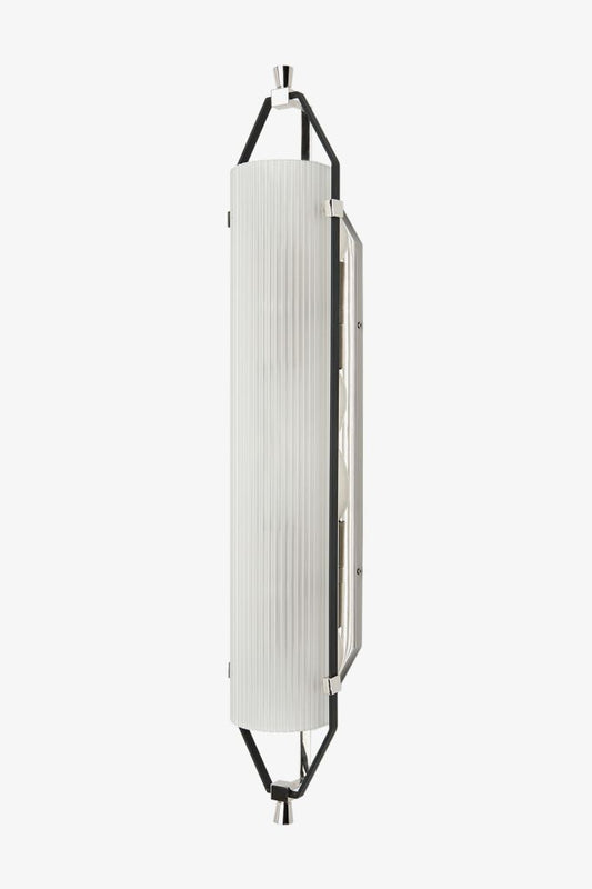 Addair Wall Mounted Double Sconce with Glass Shade