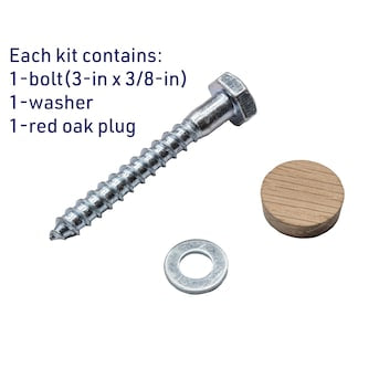 RELIABILT Red Oak Plug Unfinished Newel post Kit