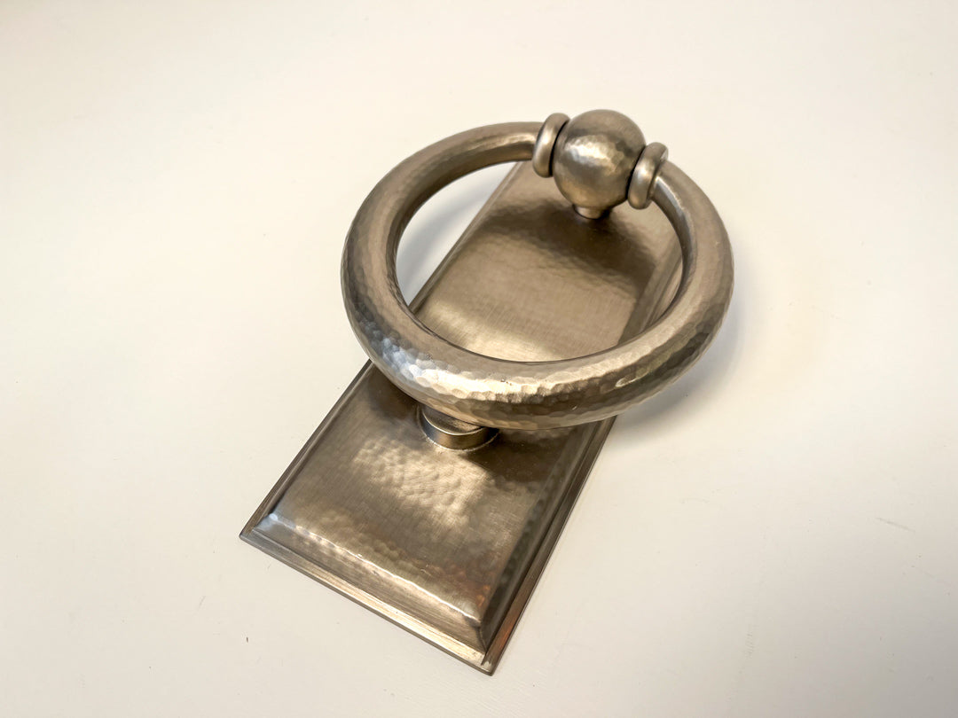 Ella Hammered Brass Door Knocker - Pottery Barn