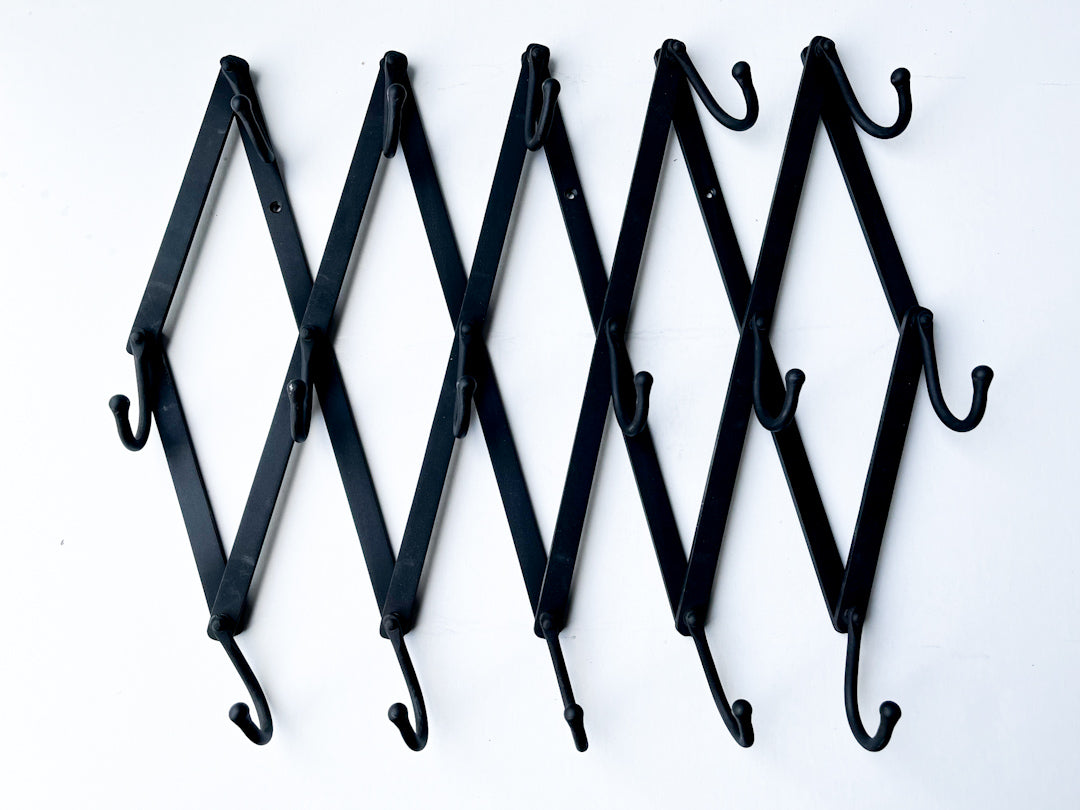 Iron Accordion Hook Rack - Rejuvenation