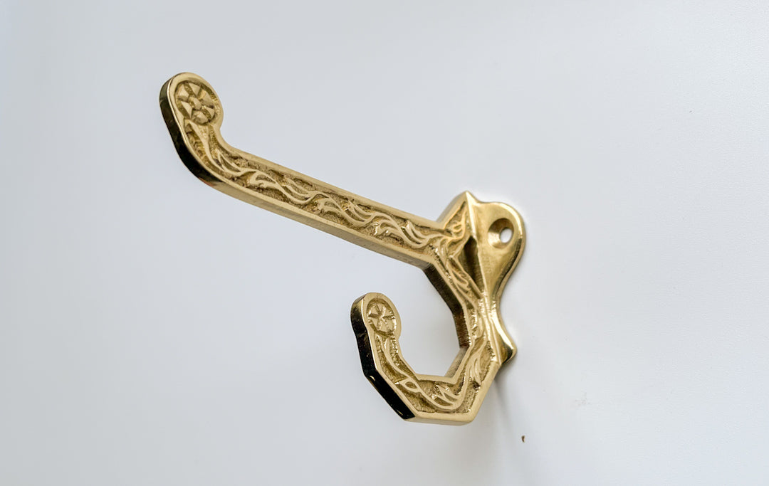 Hartford Solid-Brass Double Hook