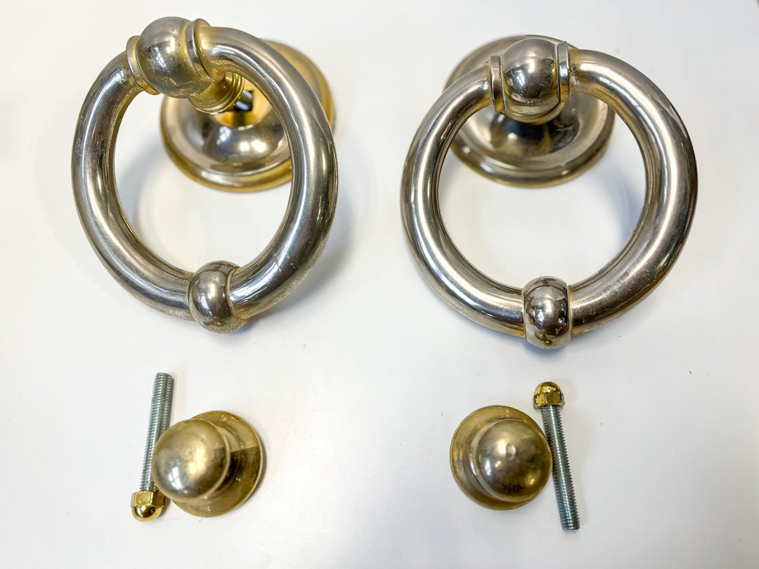 Heavy Vintage Brass Door Knockers