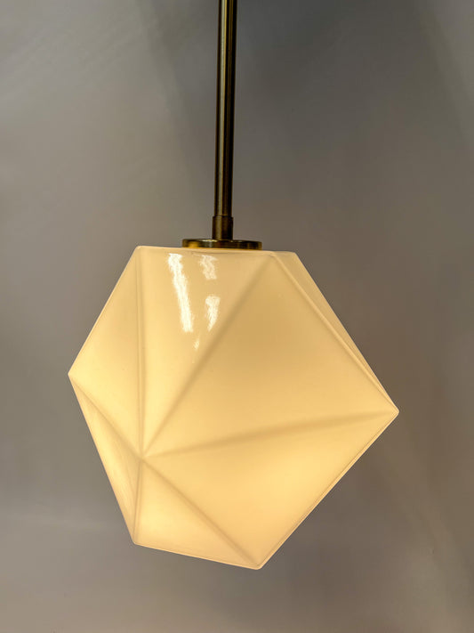 West Elm Sculptural Faceted Pendant