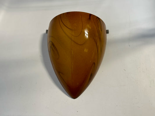 Amber Swirl Slipper Sconce