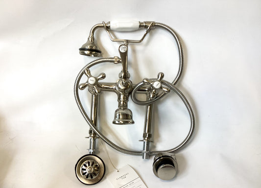 Deck-Mount Tub Filler With Handshower - Rejuvenation