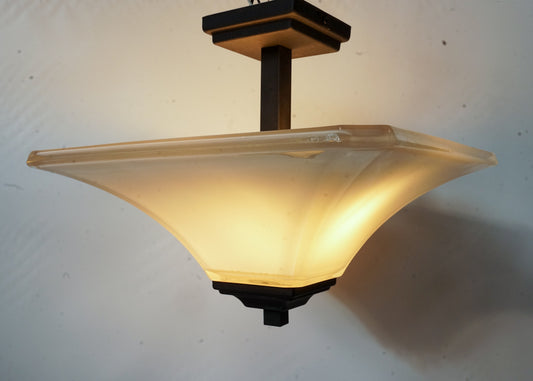 Sachiko Glass Semi Flush Mount