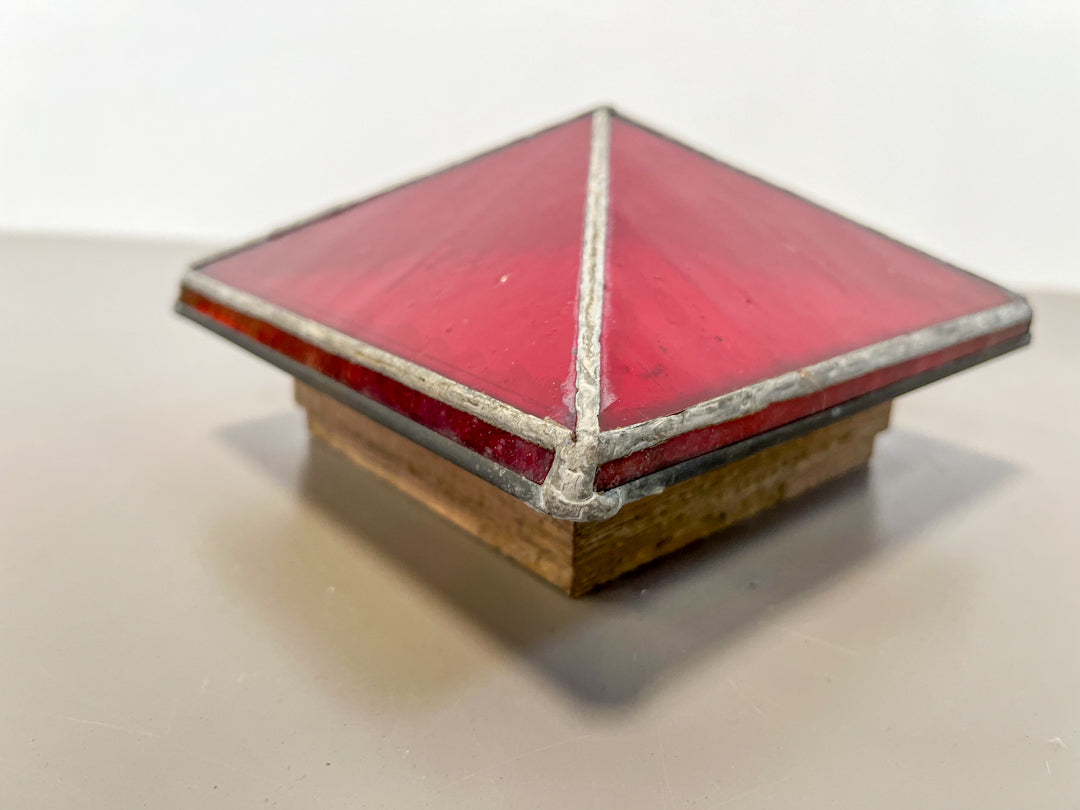 6 x 6 Jewel Garnet Cedar Post Cap