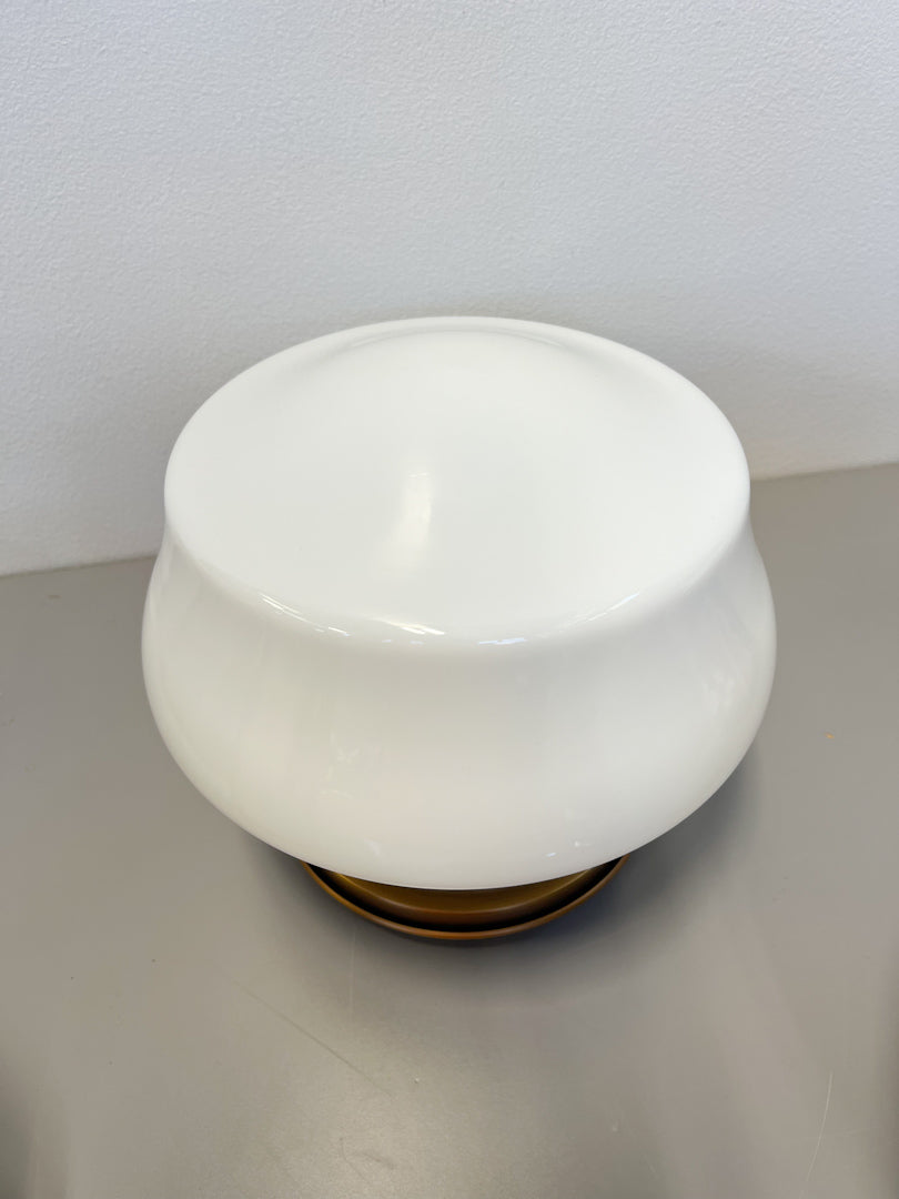 Thurman 3 1/4” Fitter with 8 1/2” Ogee Opal Schoolhouse Shade