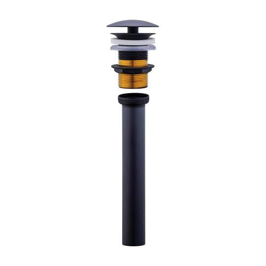 Duravit Accessories Slotted Waste Black Matte