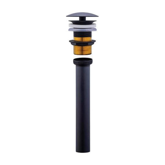 Duravit Accessories Slotted Waste Black Matte