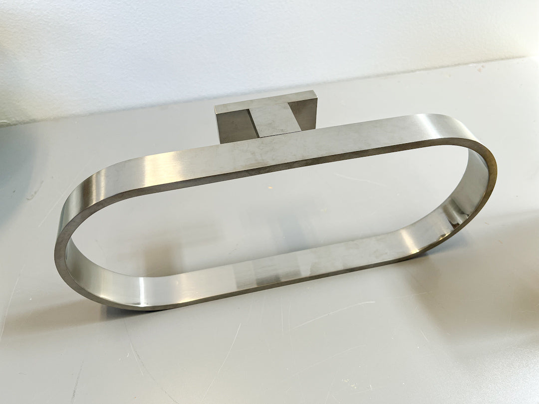 Kartners 255464 Cologne Towel Ring - Brushed Nickel