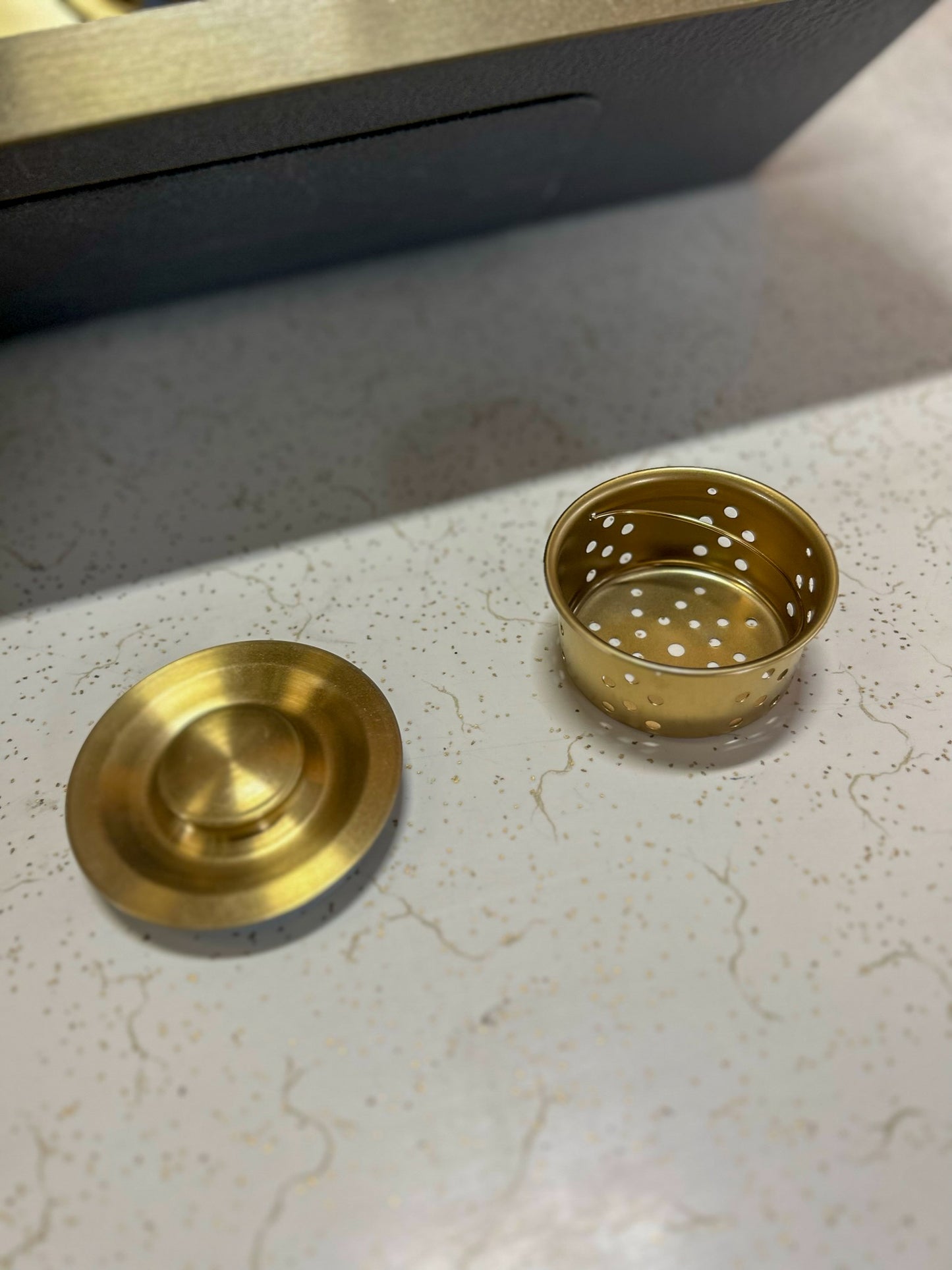 Gold Stainless Steel Drop In Sink