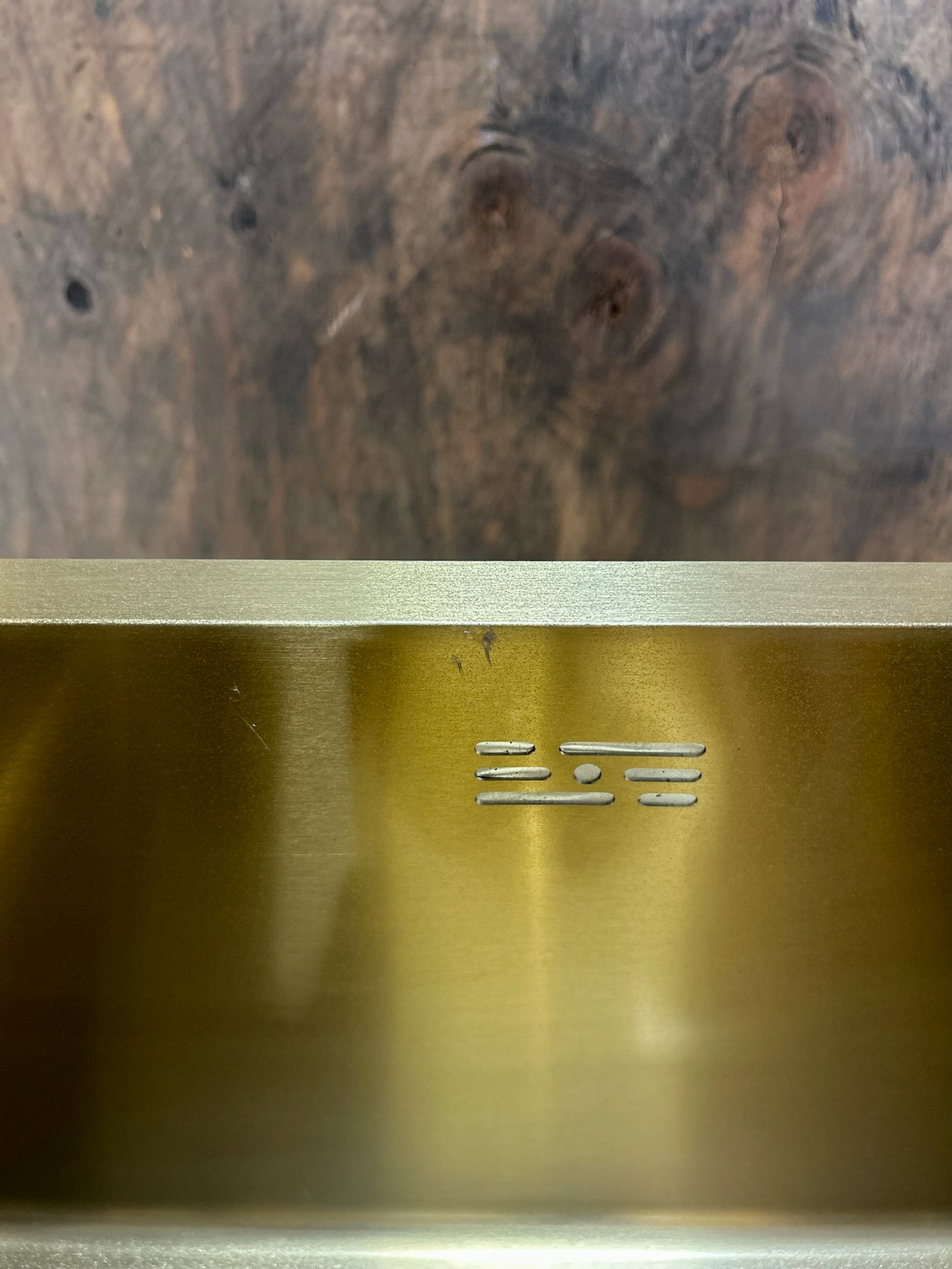 Gold Stainless Steel Drop In Sink