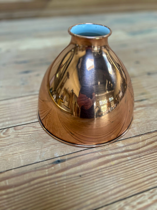 7" Industrial Dome Shade. Copper. Rejuvenation