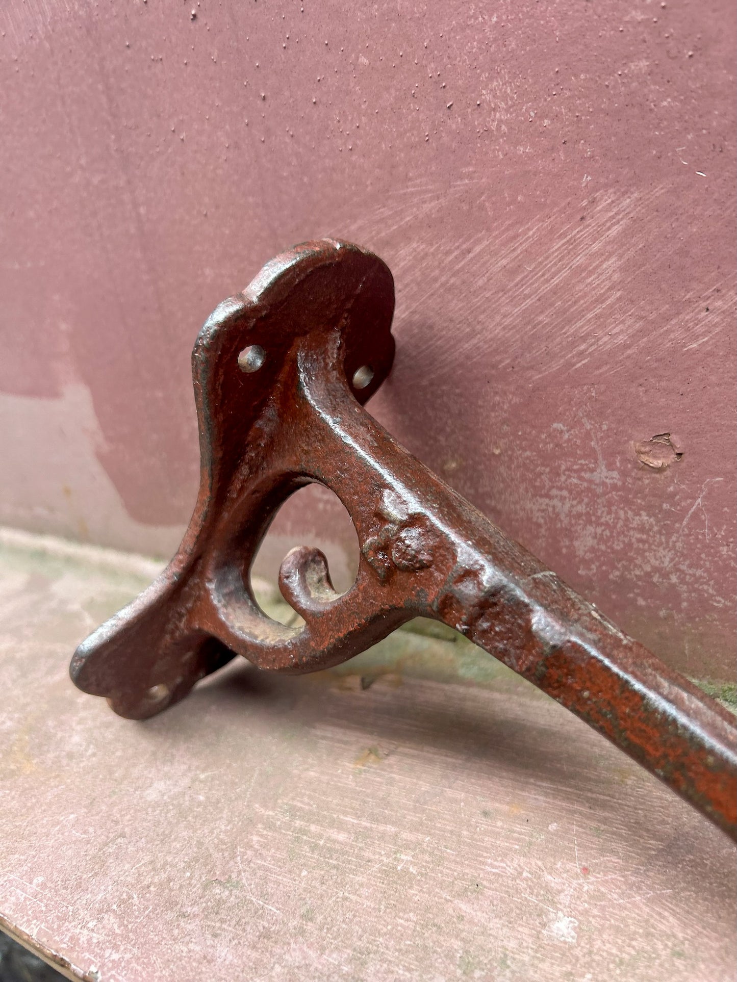 Antique Cast Iron Plant Hook