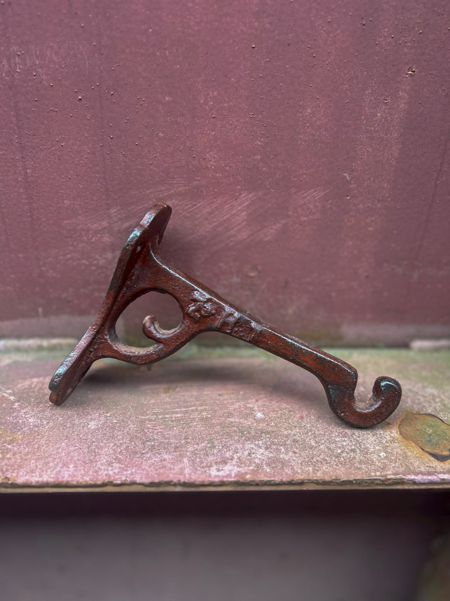 Antique Cast Iron Plant Hook