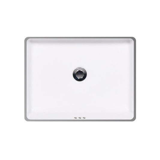 Icera L-2432.01 KARO 18 1/8" W X 12 3/8" D Undermount Lavatory in White