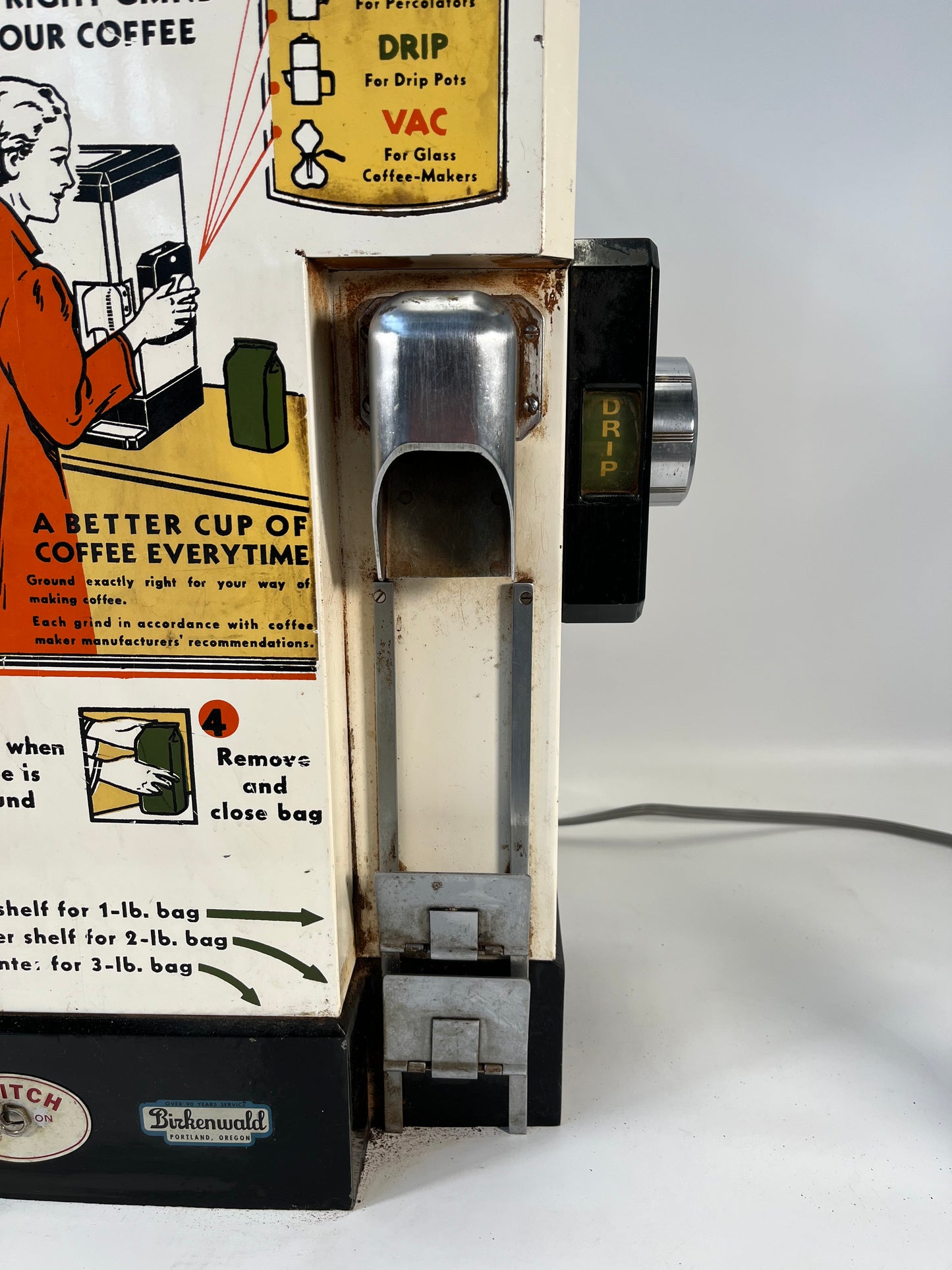 Vintage Enterprise Commercial Coffee Grinder