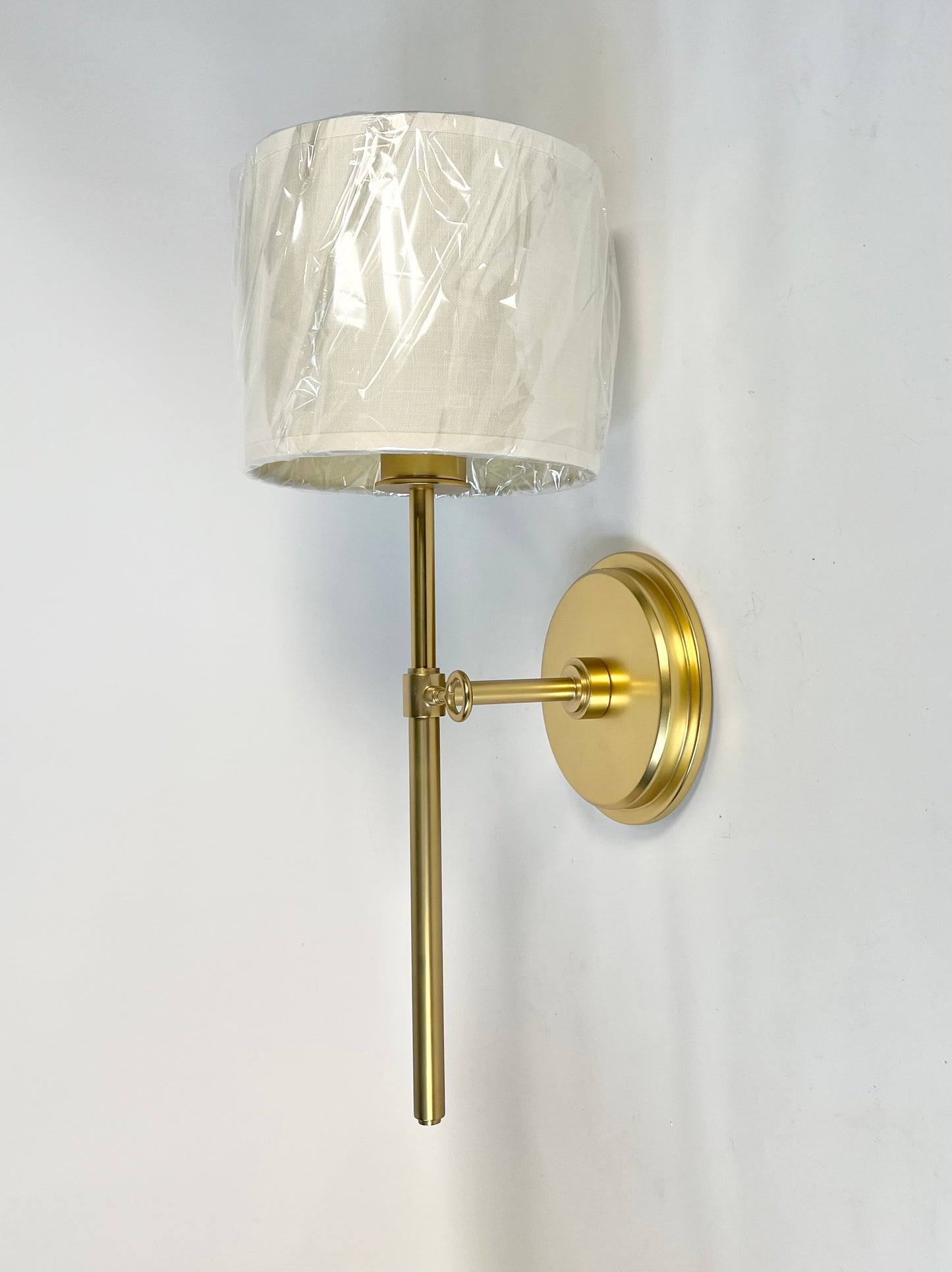 Rejuvenation Keystick Wall Sconce - Aged Brass